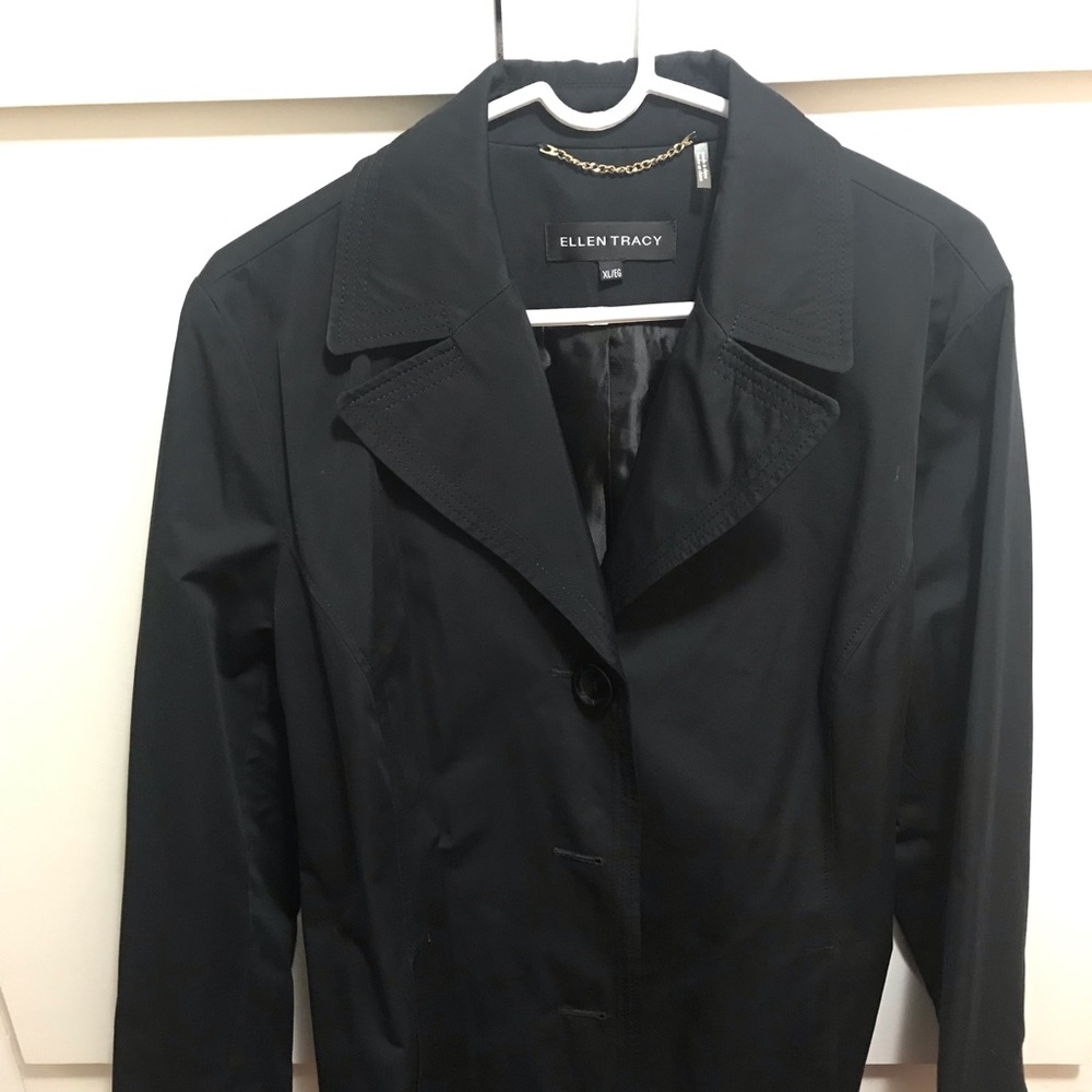 Ellen Tracy Women’s Black Nylon Jacket